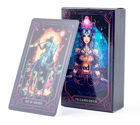 Inspired Neon Tarot Cards