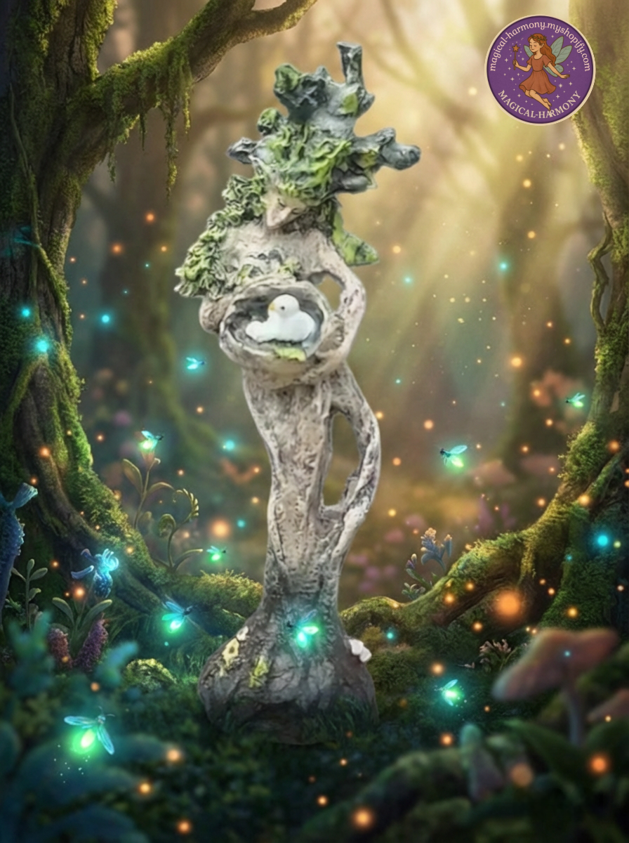 Charming Forest Goddess Statue.