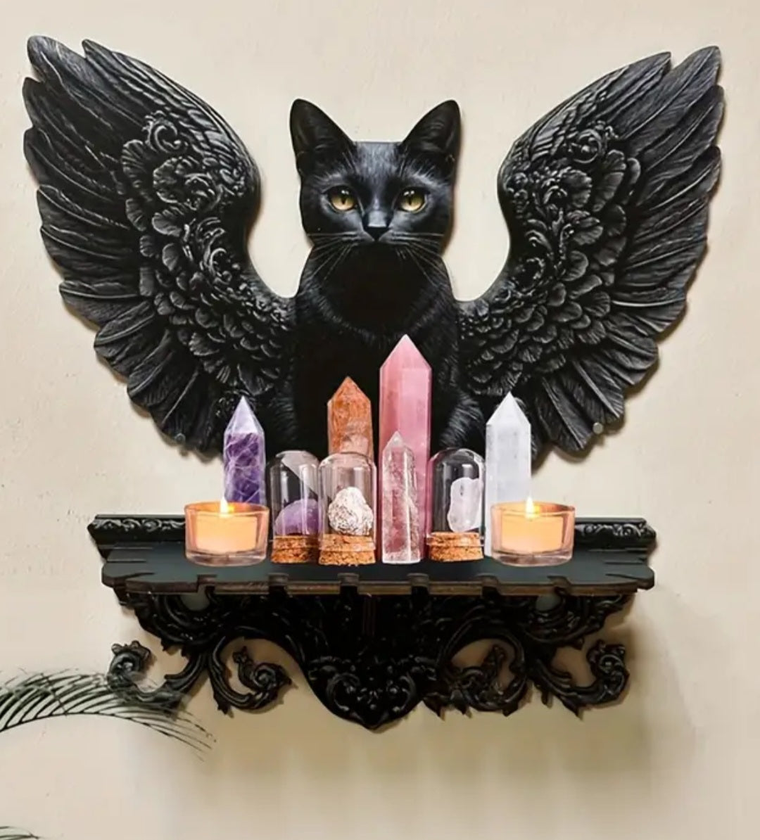 Winged cat Shelf