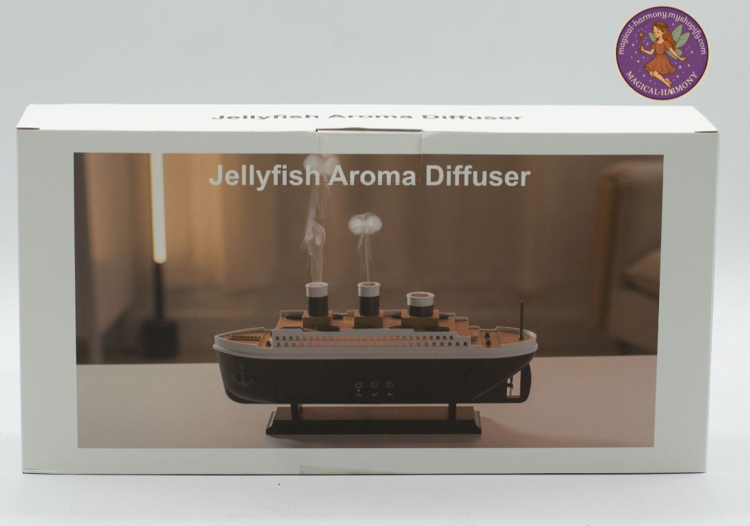 Titanic Ship Model - Puff Effect - USB - Colour Change - Remote Aroma Diffuser