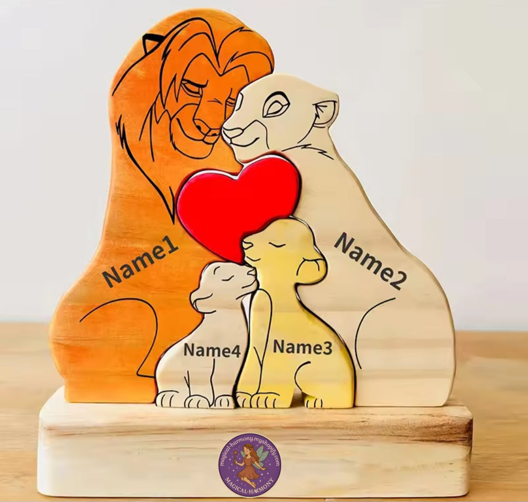 Personalised Art Family Puzzle.