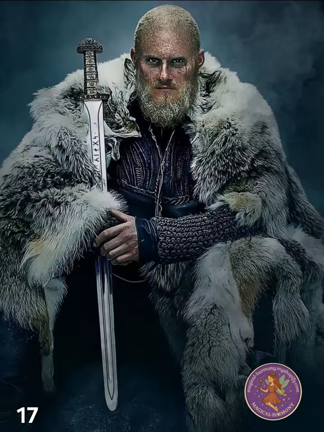 50x70cm Viking Odin & Thor 5D DIY Diamond Painting