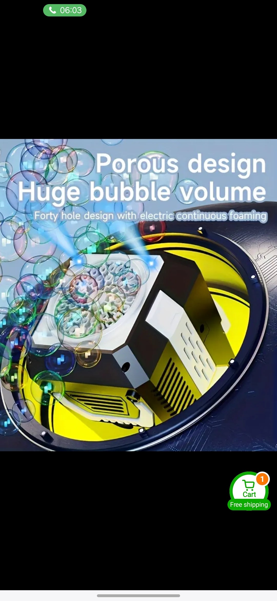 Portable Bubble Machine