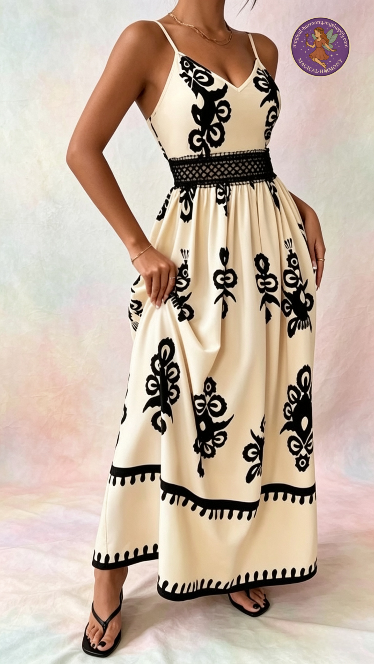 Plus Size Floral Maxi Dress