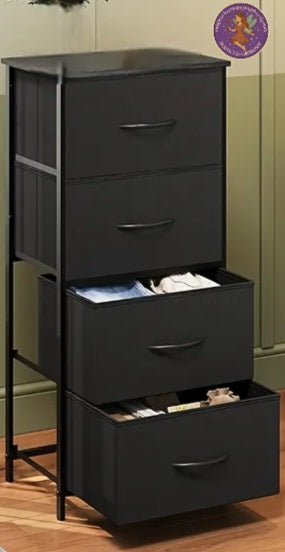 4-Layer Fabric Drawer Cabinet