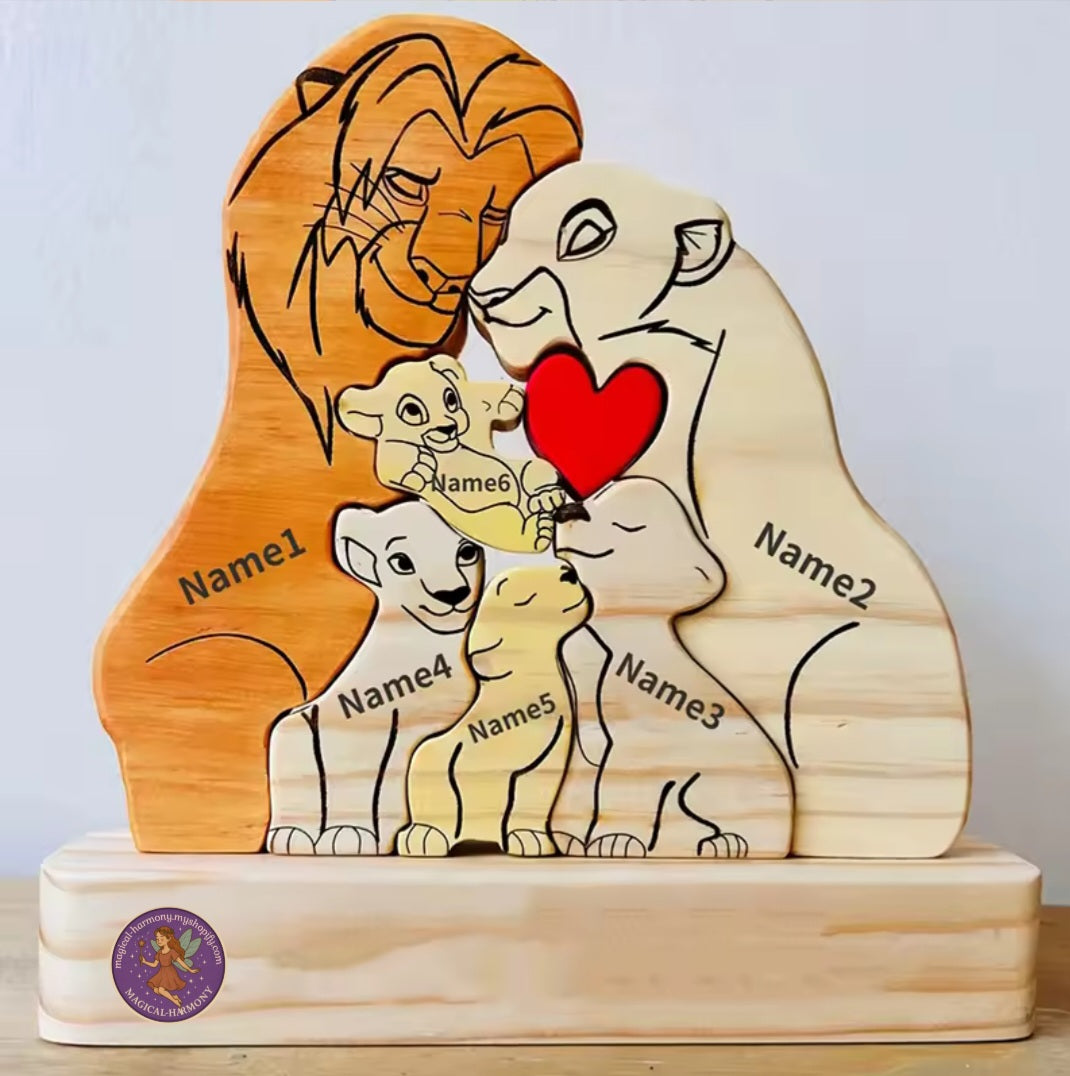Personalised Art Family Puzzle.