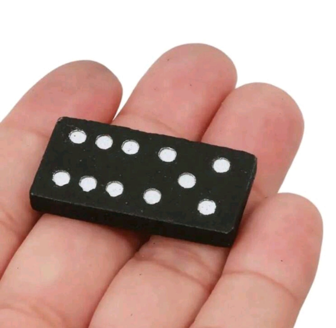 Wooden Game Of Dominoes