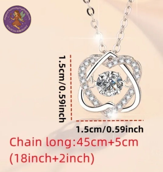 Infinity Heart Chain Necklace