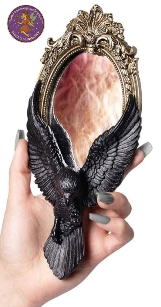 Raven's Gaze Hand Mirror