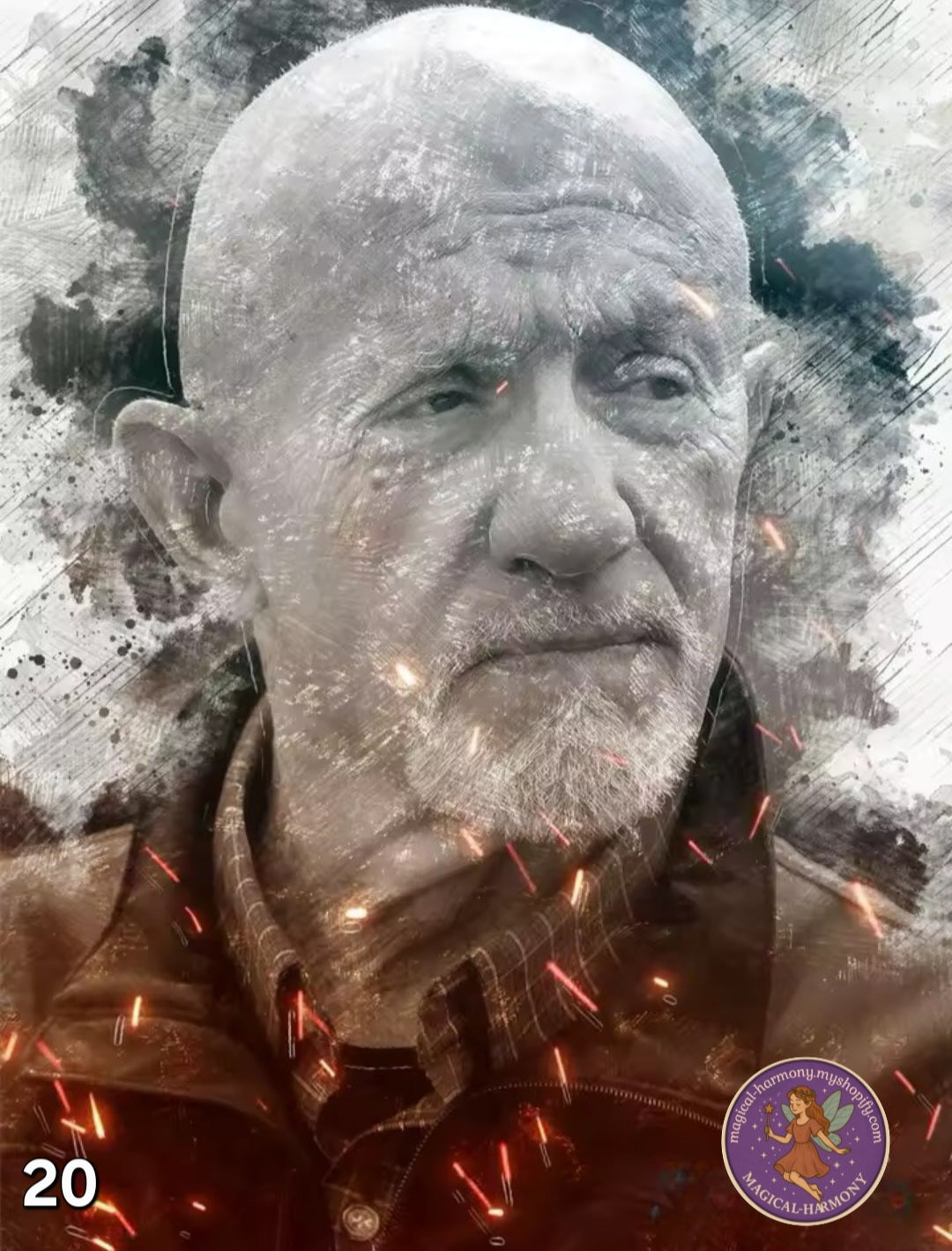 50x70cm Viking Odin & Thor 5D DIY Diamond Painting