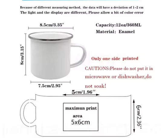 Dad's Camping/Travel Tin Mug