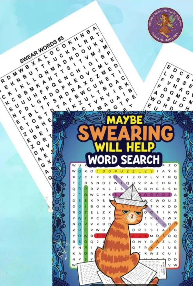Adult Swear Word Puzzle Book