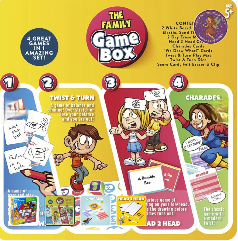 abeec 4 Games In 1 Family Game Box