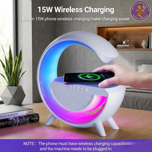 Multi-Functional Wireless Charging Station with Speaker
