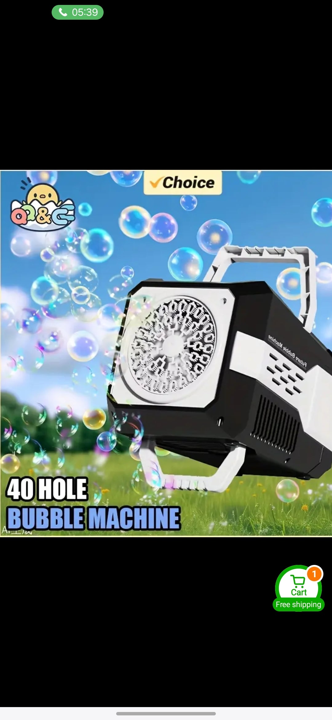 Portable Bubble Machine
