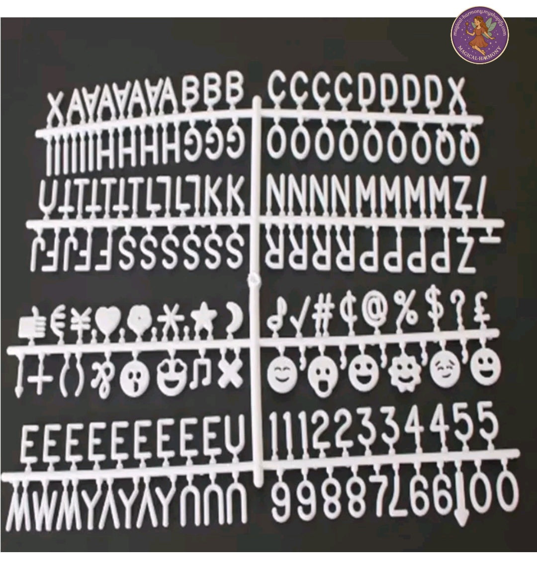 Halloween Coffin Letter Board With Characters Gothic Birthday Wedding Home Decor