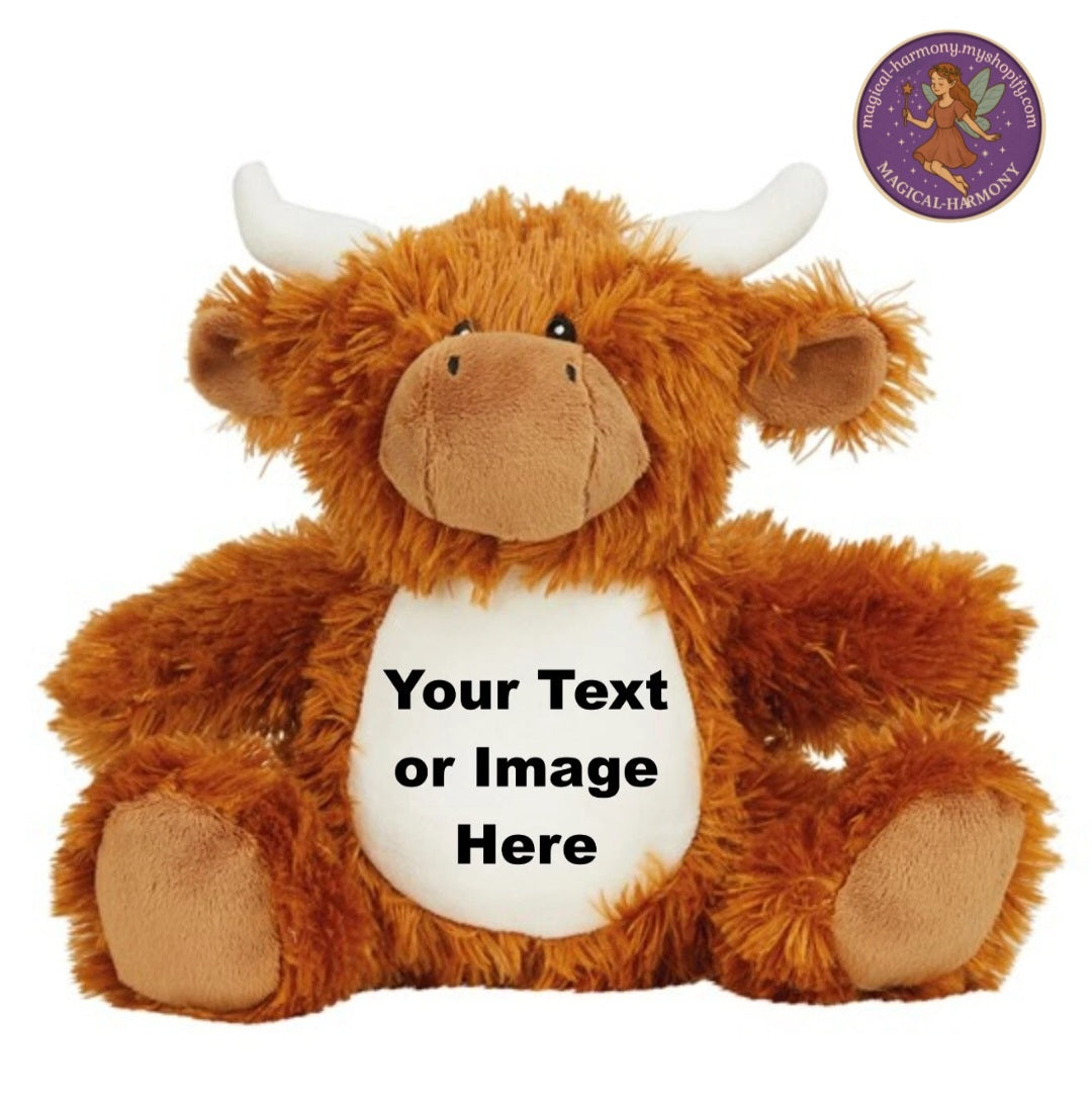 Personalised Mini Teddy Stuff Toys Image Text Valentine Birthday Adult Kid Gift