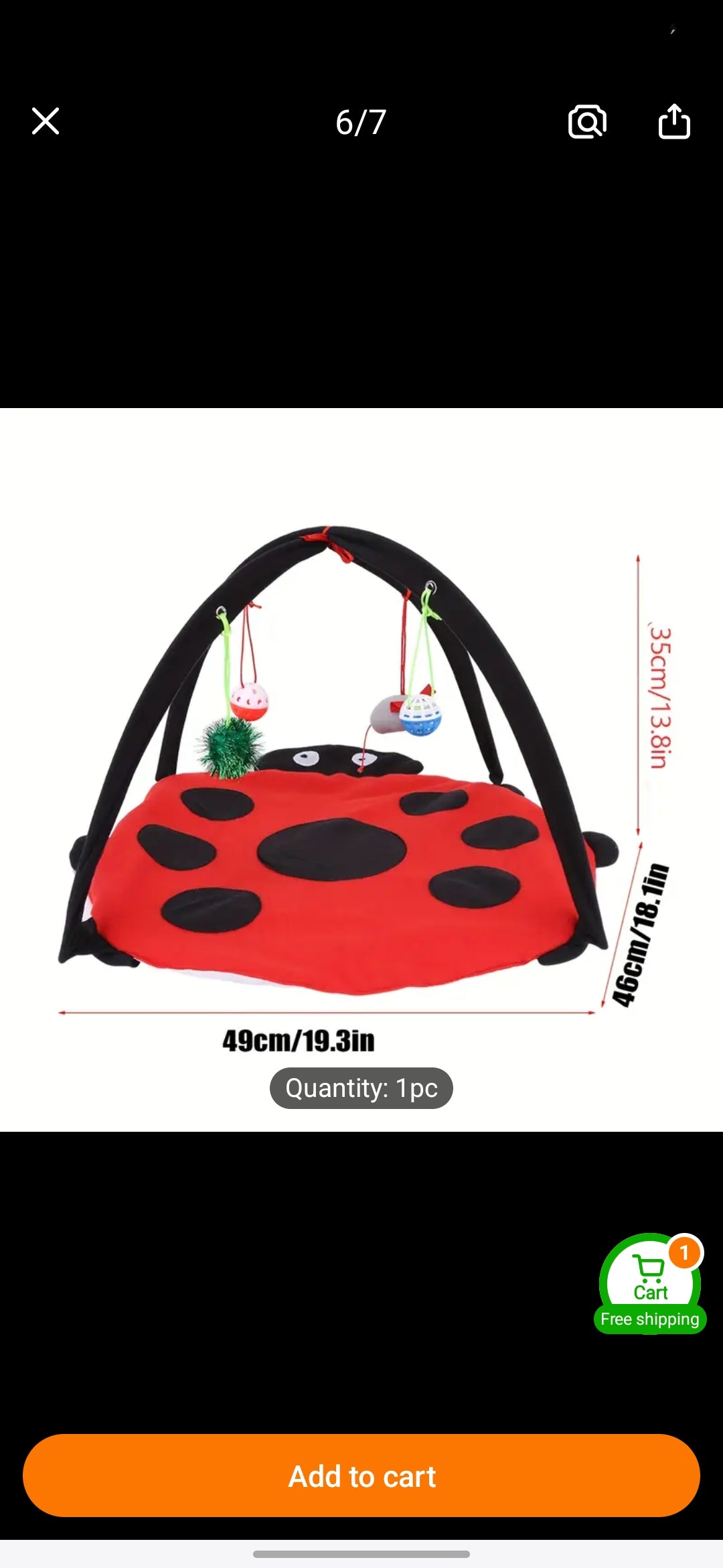 Kitten play mat