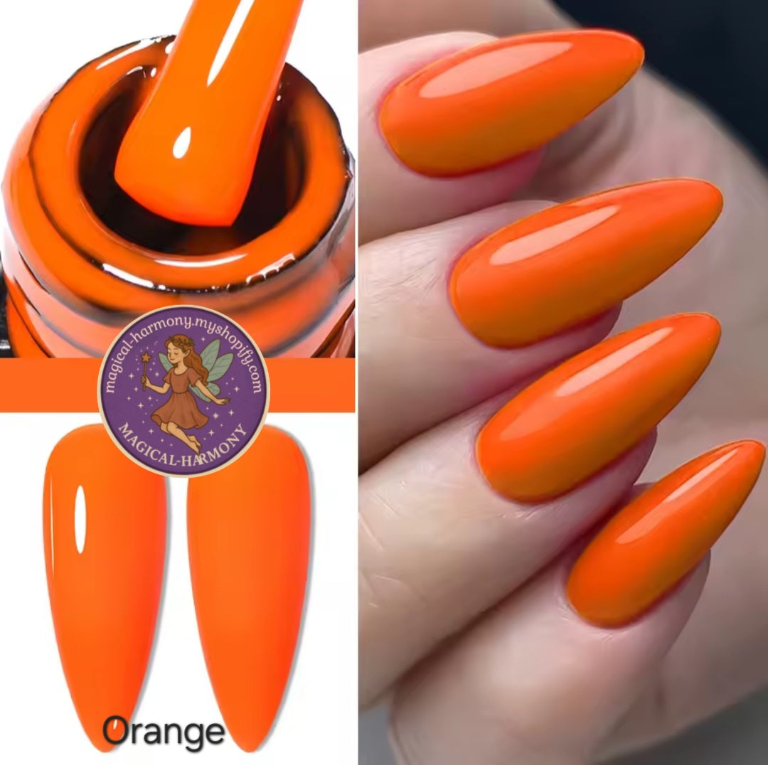 Neon Rubber Base Florescent Gel Nail Polish