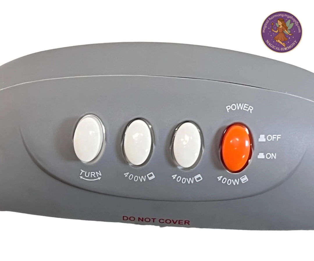 Halogen Heater 3 Bar Electric Heater with Adjustable 1200W Heat Settings