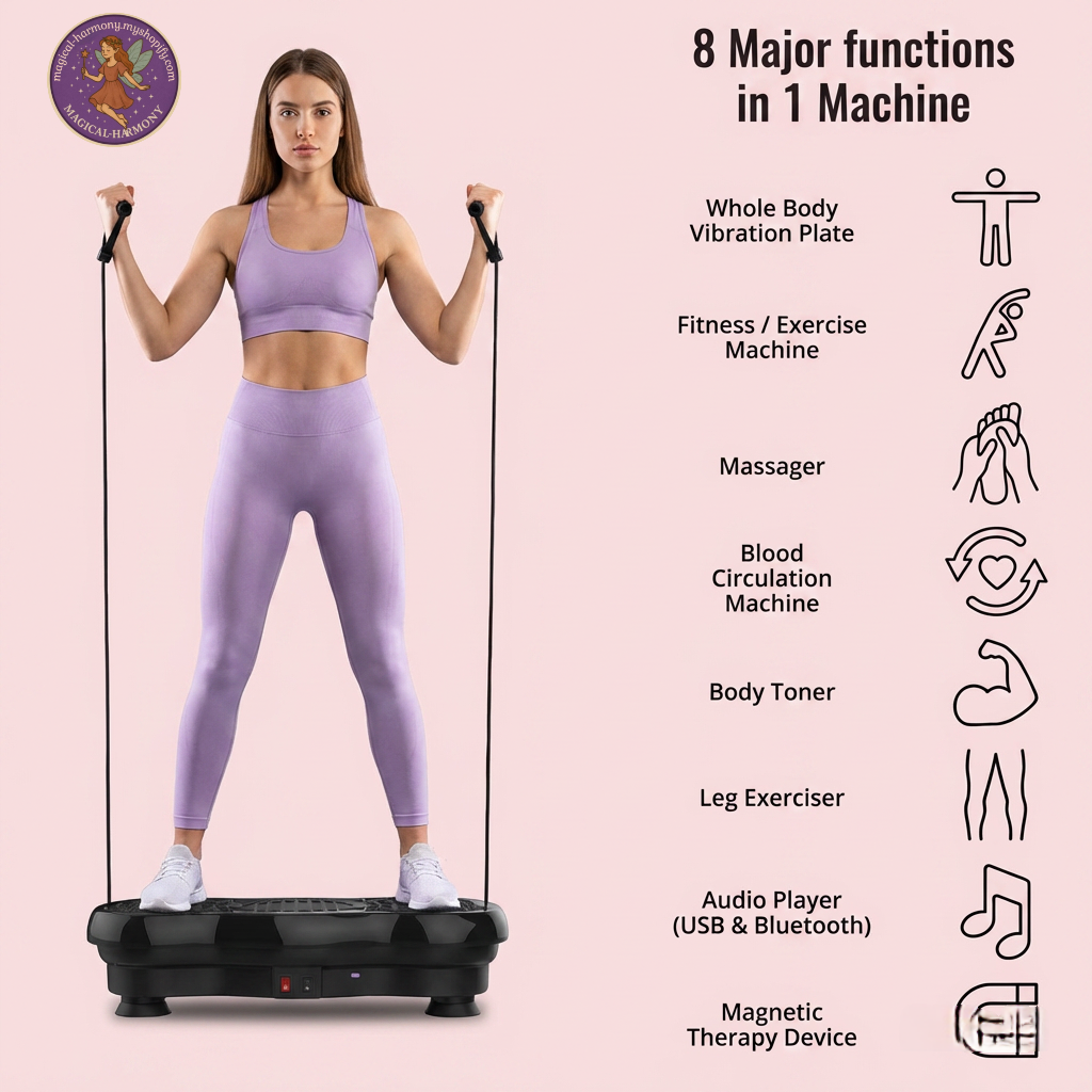 Power Vibration Plate Exercise Machine