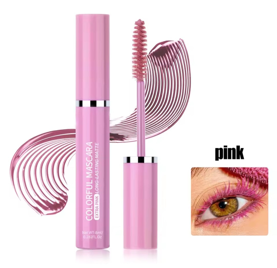 Long Lasting Waterproof Colourful Mascara.