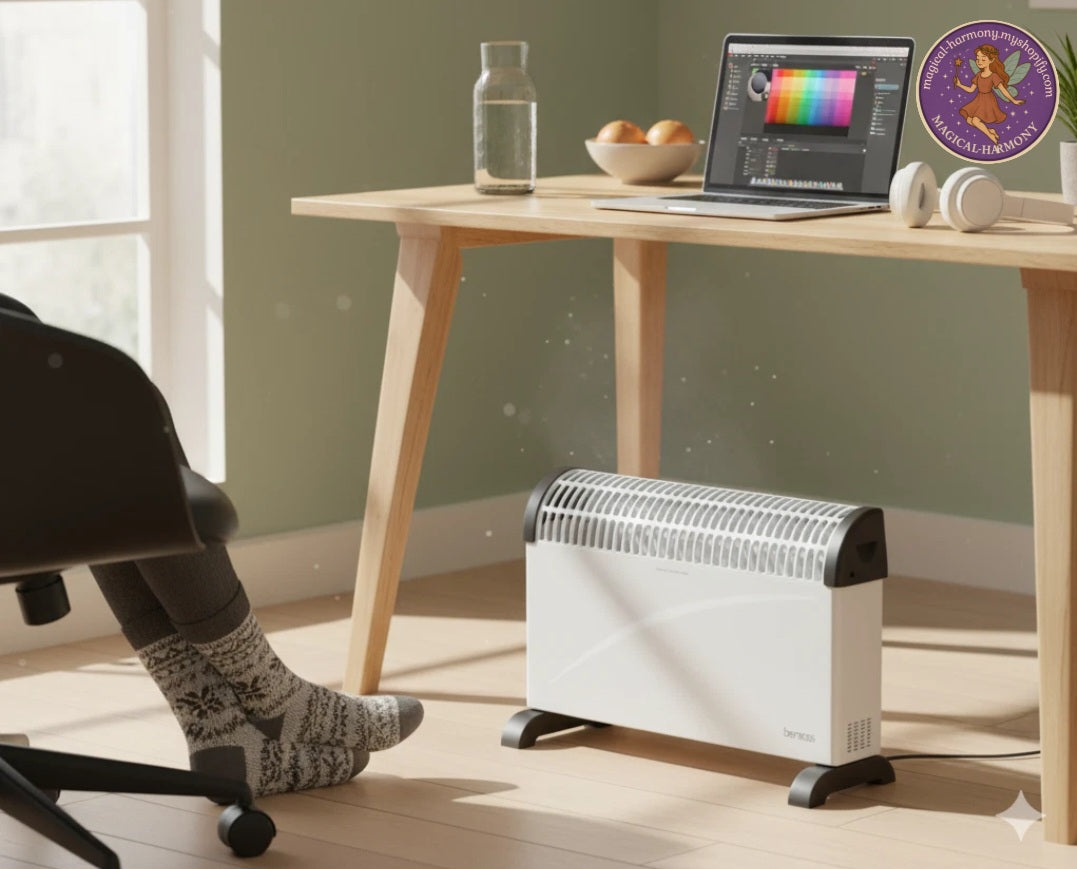 2KW Convector Heater 2000w 3Heat zSetting Adjustable Thermostat Simple Controls.