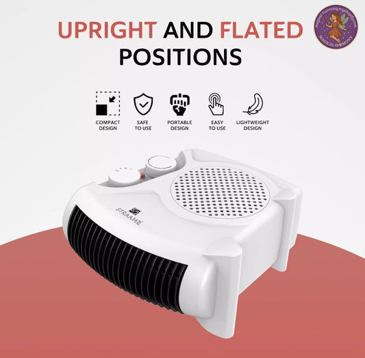 Hausown 2000W Portable Electric Fan Heater