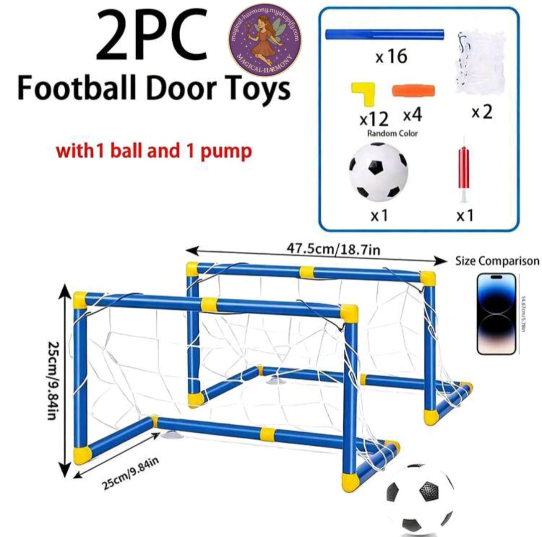 Mini Foldable Football Goal Set