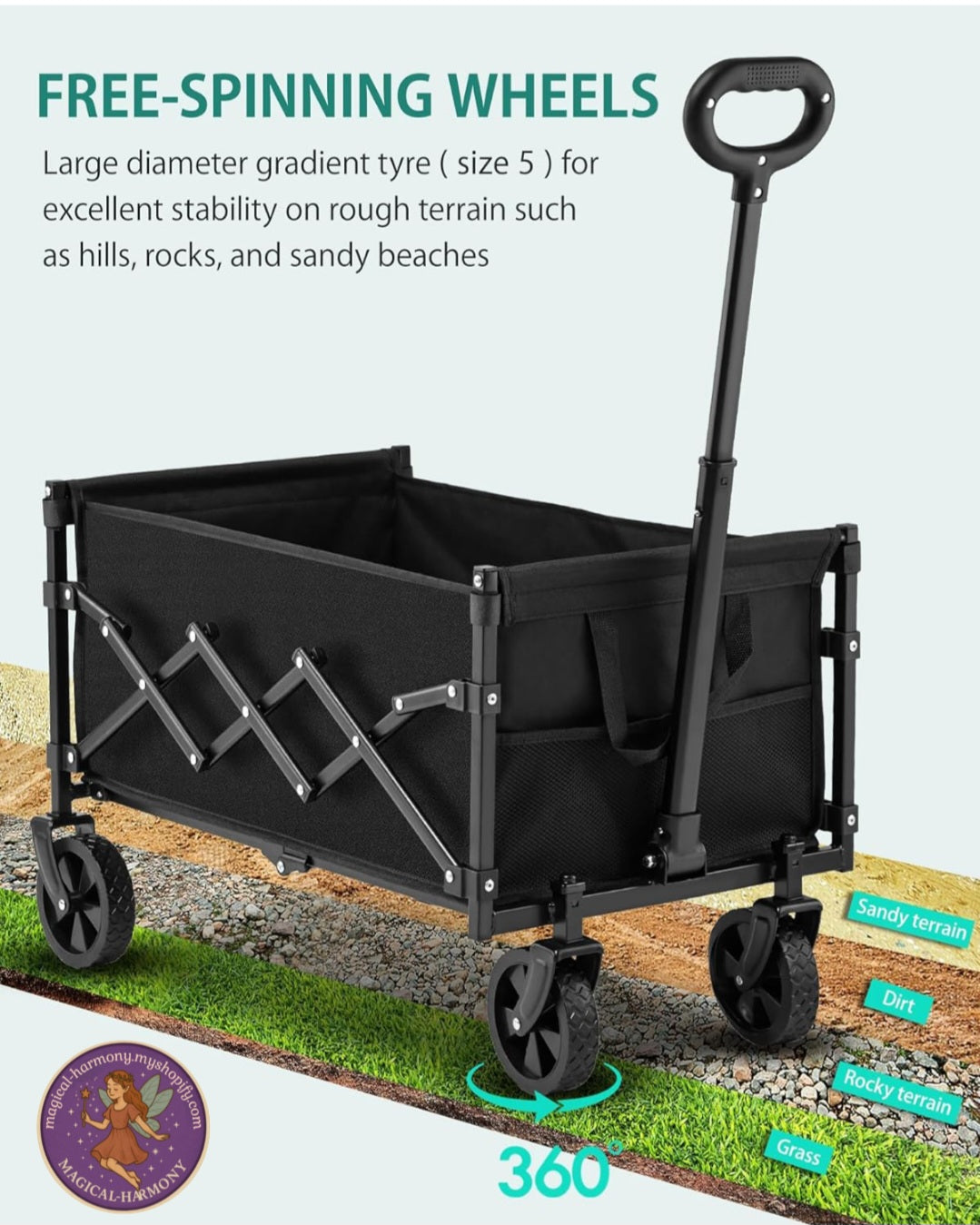 Lightweight Festival Trolley