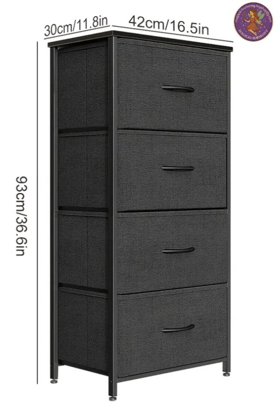 4-Layer Fabric Drawer Cabinet
