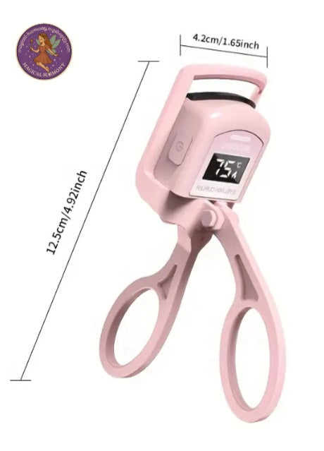 Pink USB Heated Eyelash Curler