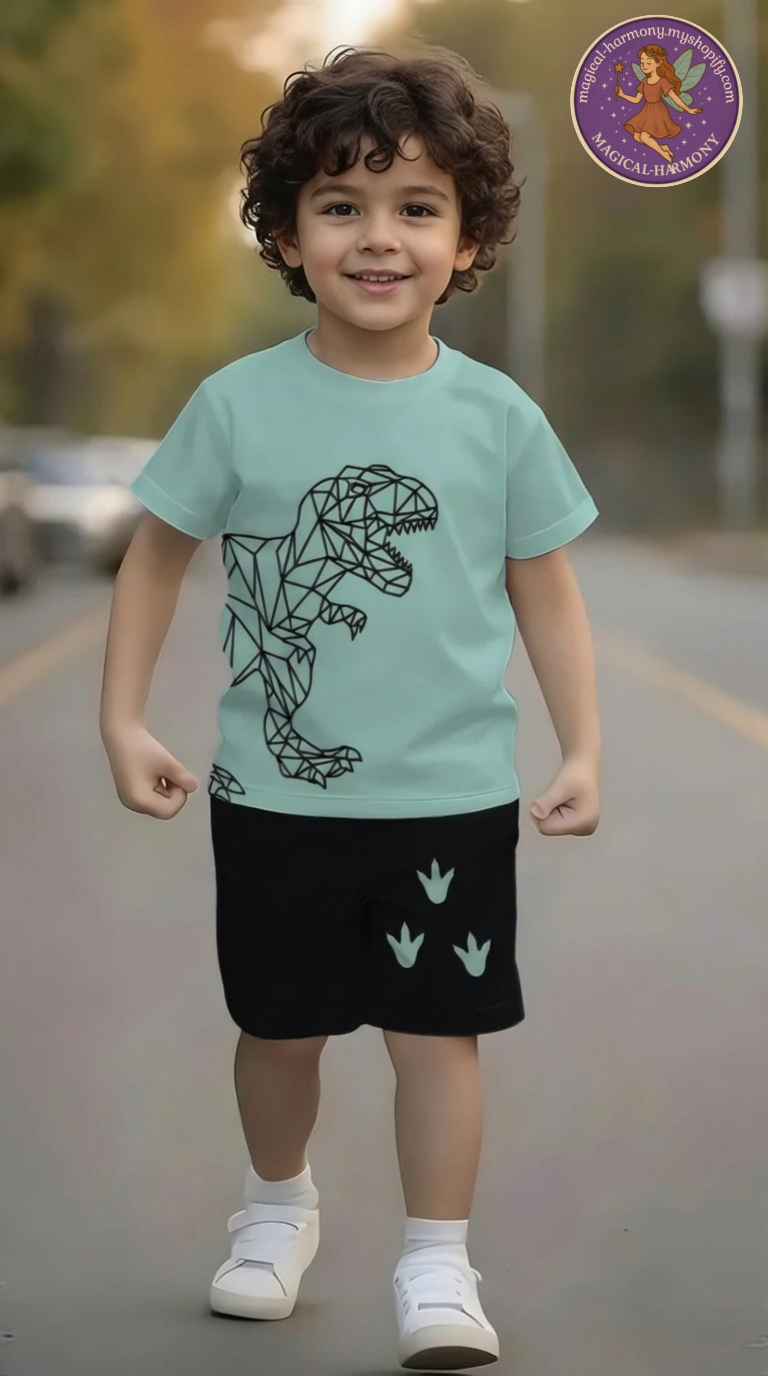2-Piece Boys’ T-Shirt & Shorts Set