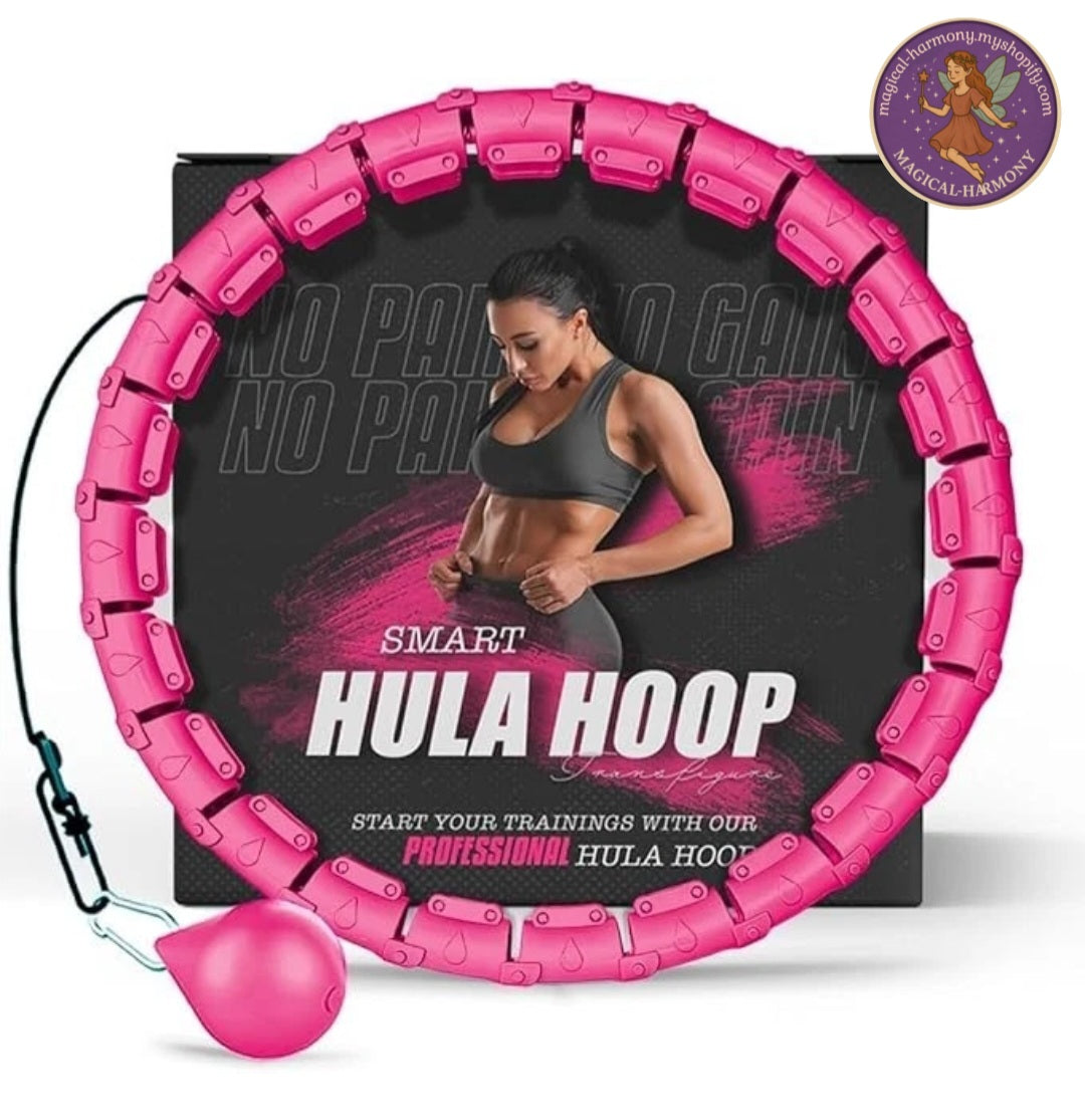 Adjustable Hula Hoops for Adults Fitness Exercise Infinity Hoop with 360° Hips