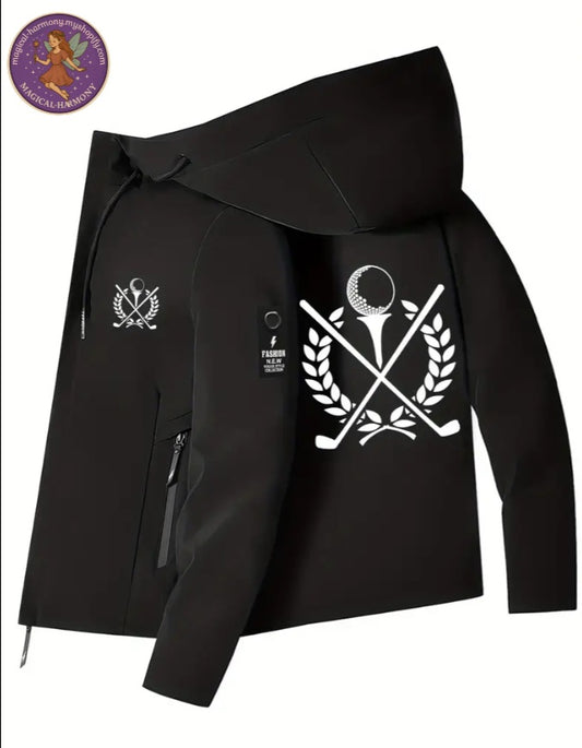 Golf Club Print Jacket