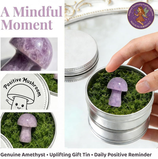 Crystal Mushroom Gift Set