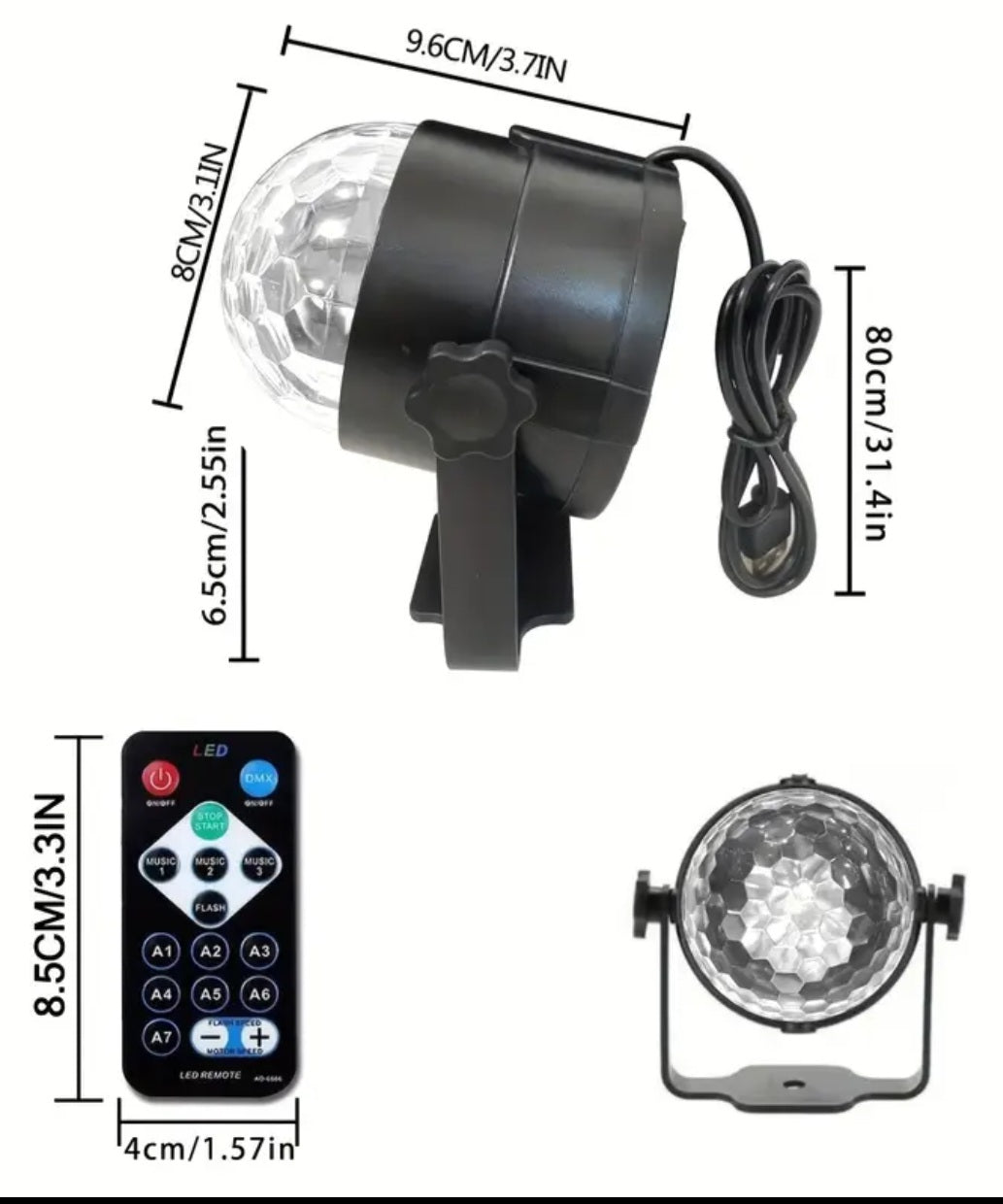 Usb Disco Ball Light