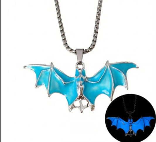 Glowing Bat Necklace.