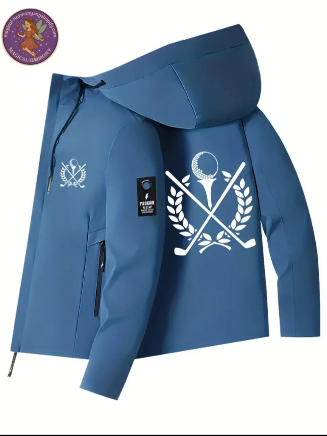 Golf Club Print Jacket