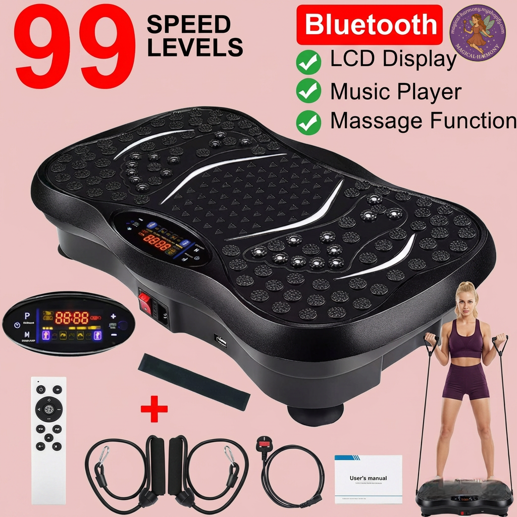 Power Vibration Plate Exercise Machine