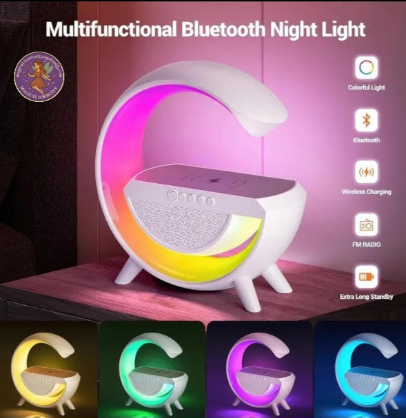 Multi-Functional Wireless Charging Station with Speaker