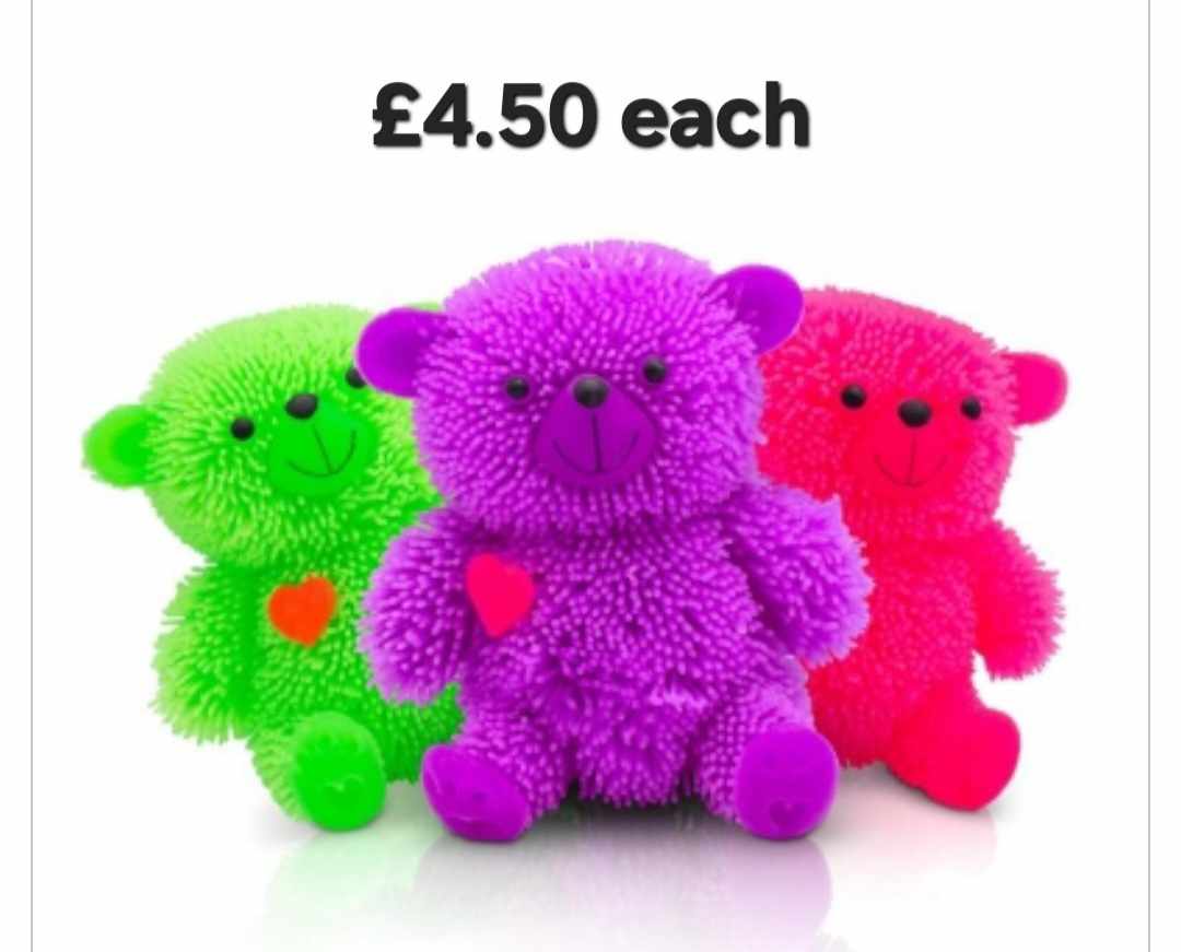 Picked At Random. Great Stress Reliever Flashing Squidgy Bear