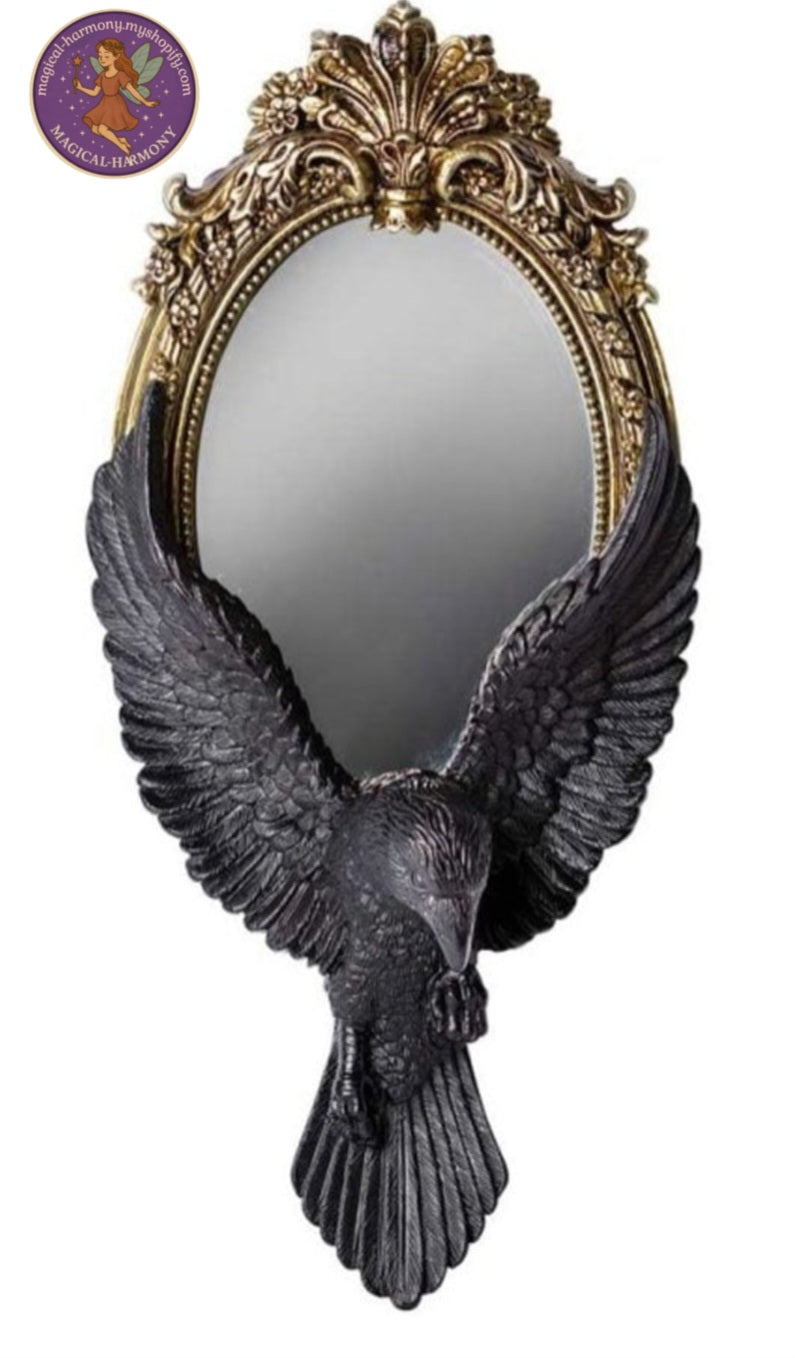 Raven's Gaze Hand Mirror