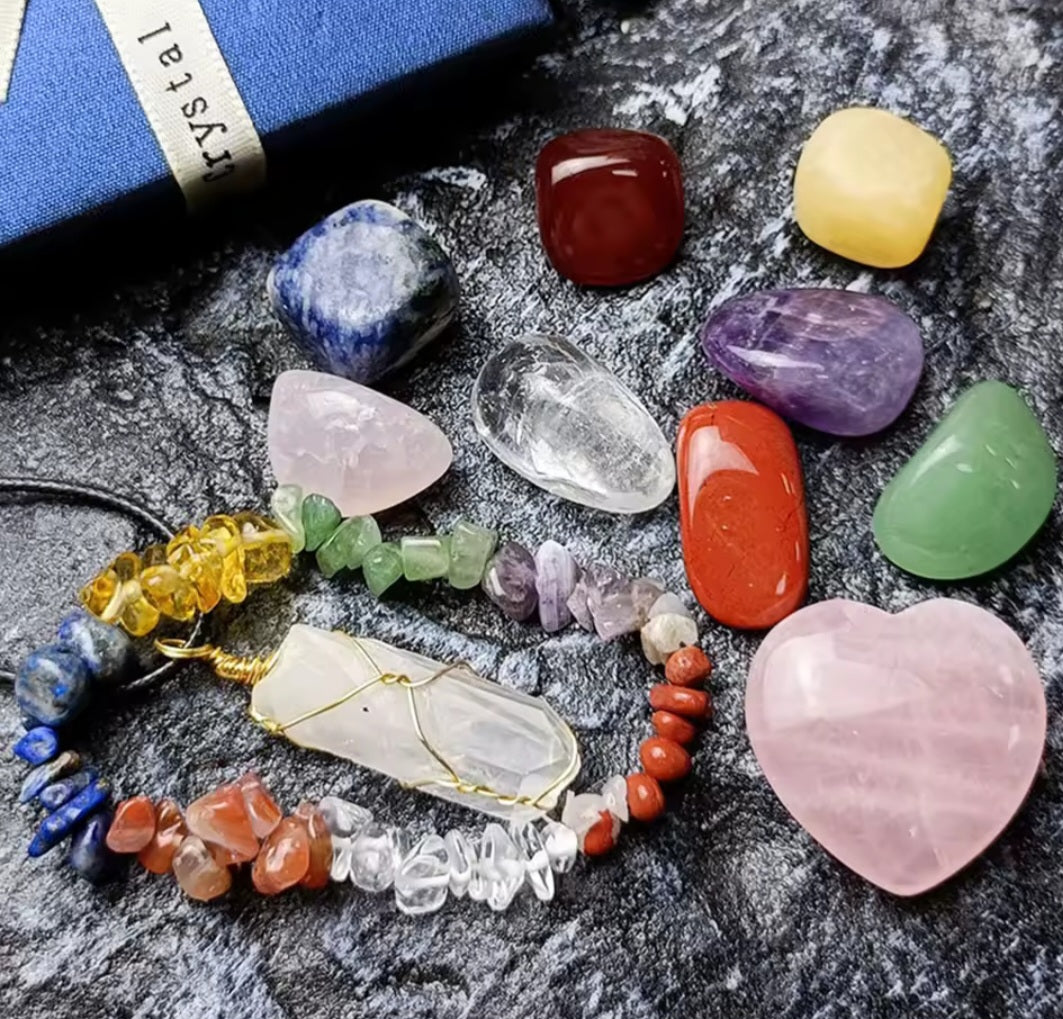 11 Piece Healing Crystal Set