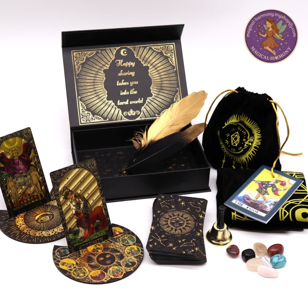 Gold Foil Tarot Gift Set.