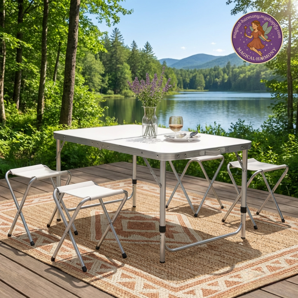5-Piece Portable Outdoor Dining Set