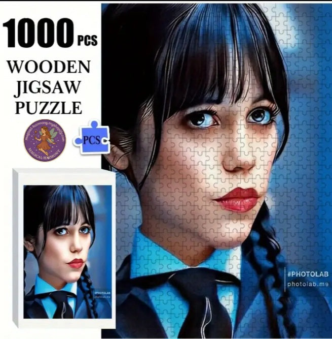 1000pcs Wednesday-Themed Fine Art Puzzle