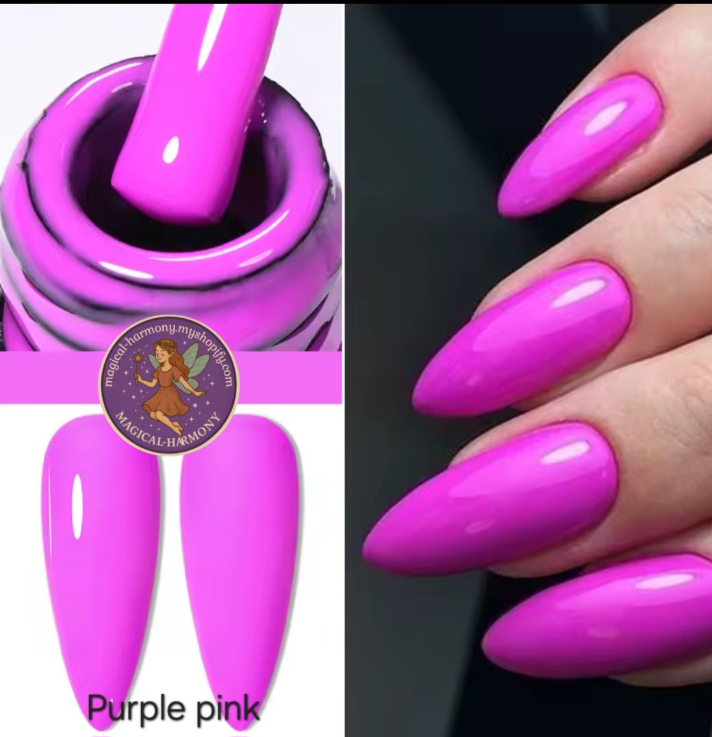 Neon Rubber Base Florescent Gel Nail Polish