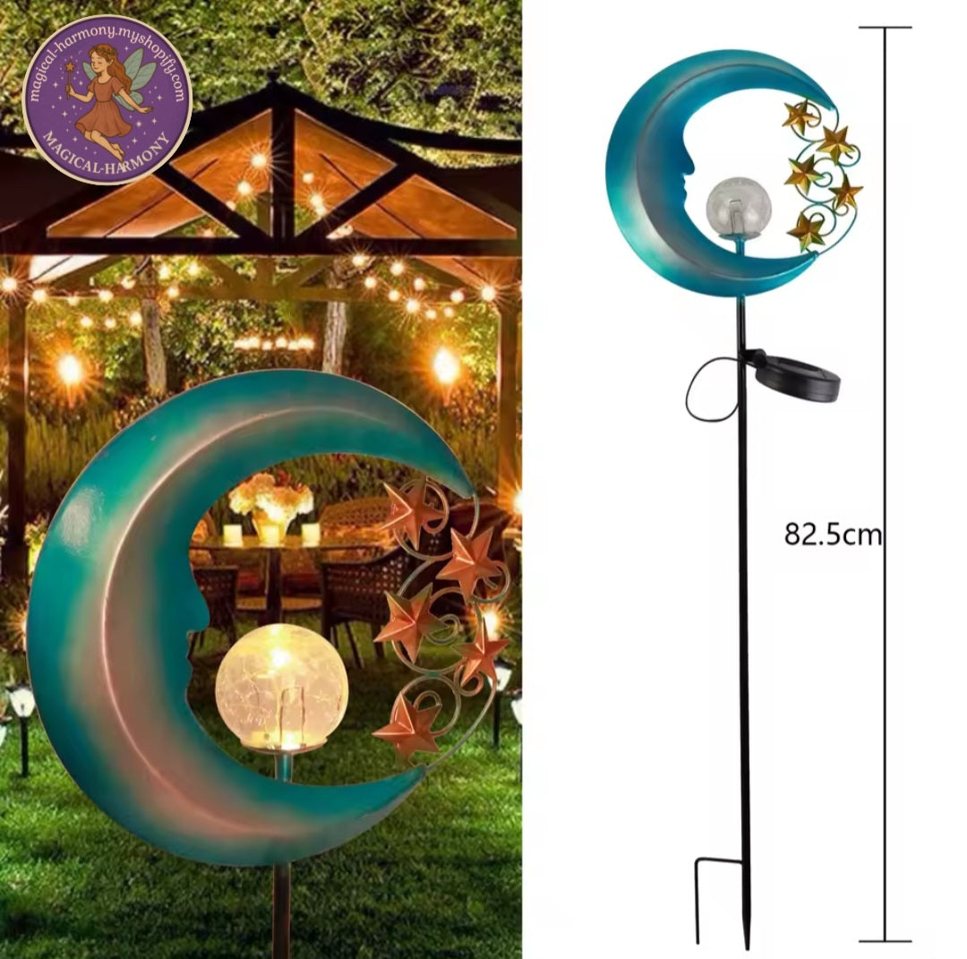 Moon & Star Solar Spot Light