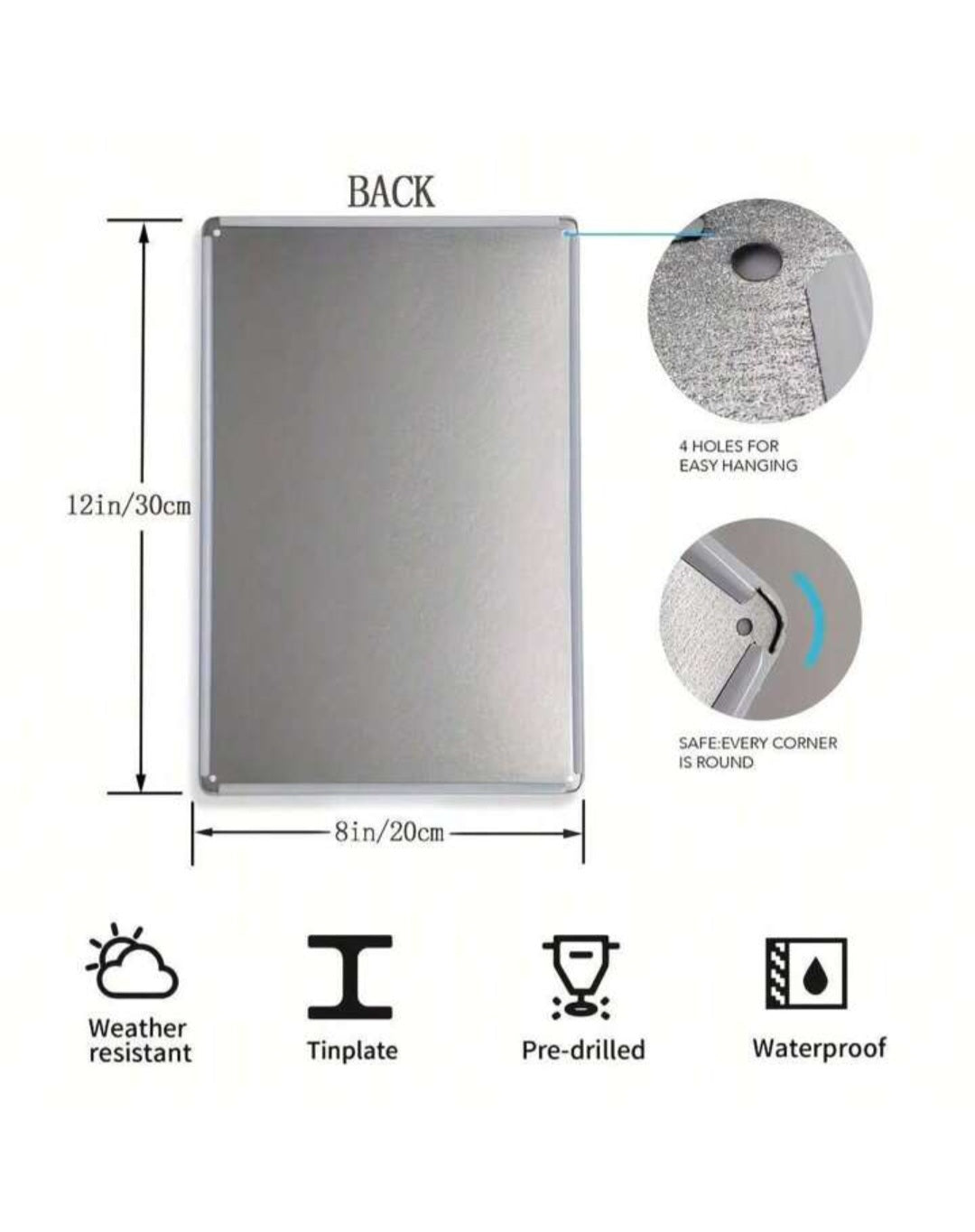 Metal Wall Sign